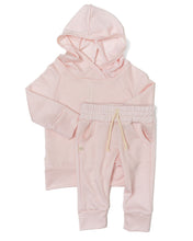 Load image into Gallery viewer, hoodie set - pink stripe
