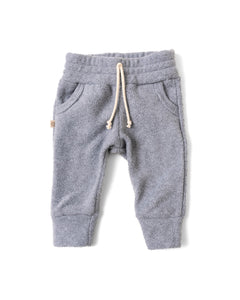 original jogger - ash - polar fleece
