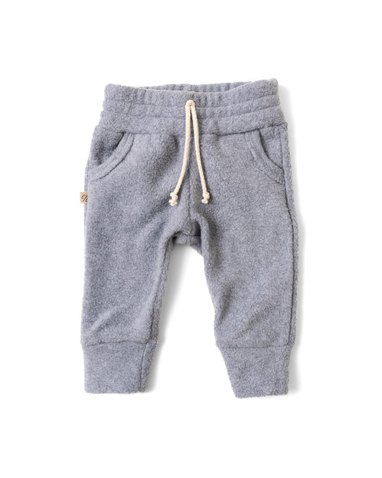 original jogger - ash - polar fleece