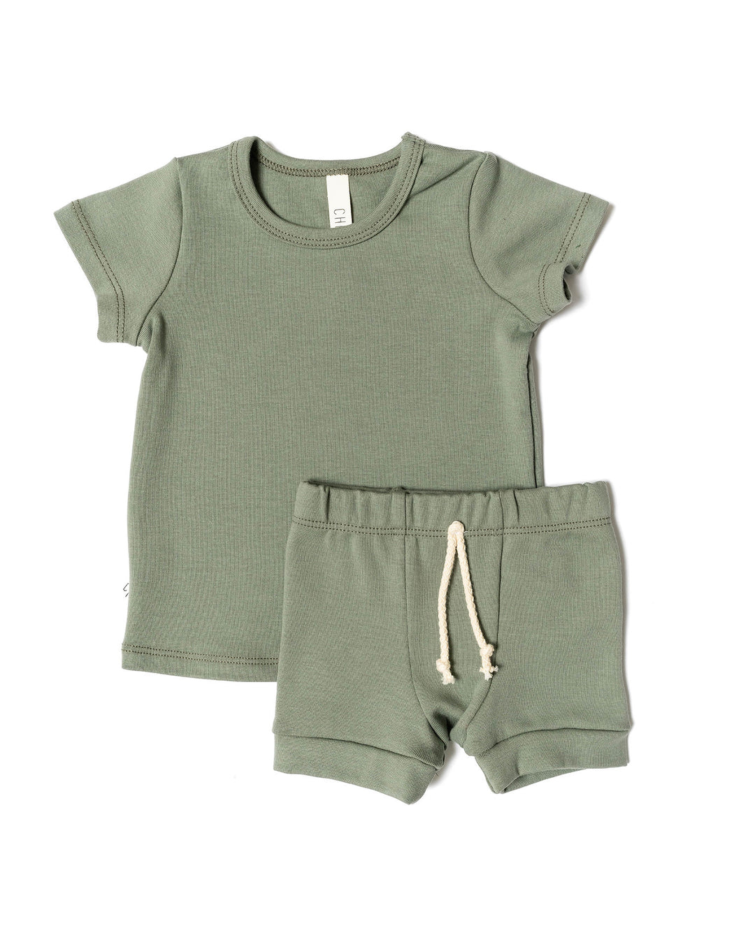 rib summer set - sage – Childhoods Clothing
