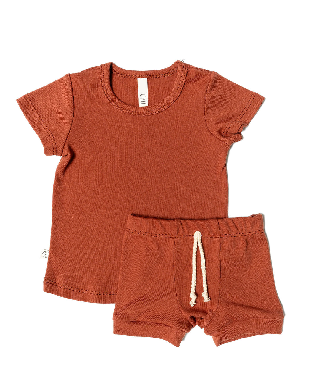 rib summer set - red rock – Childhoods Clothing