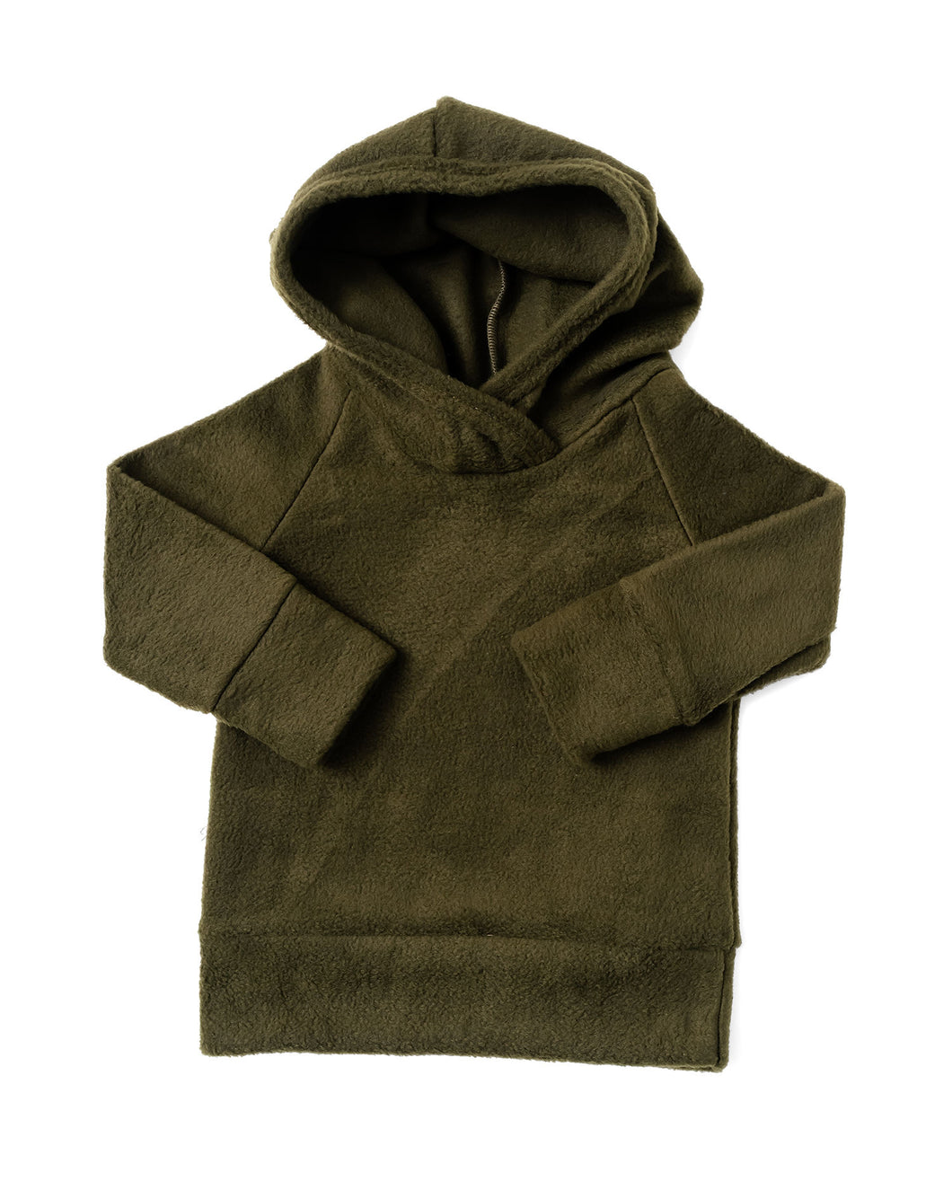 trademark raglan hoodie - caper - polar fleece
