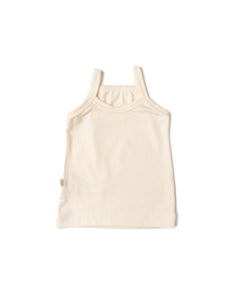 rib knit camisole - natural