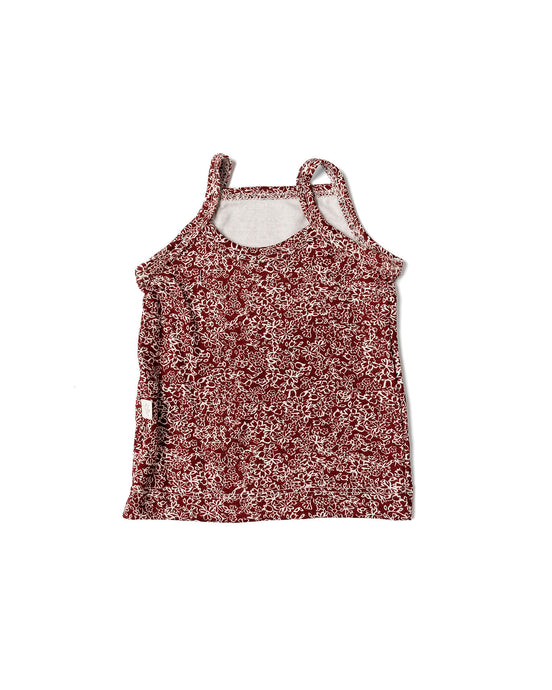rib knit camisole - bloom