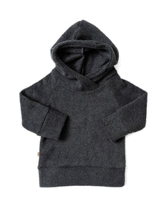trademark raglan hoodie - granite - polar fleece