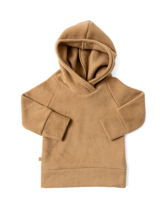 trademark raglan hoodie - kahki - polar fleece