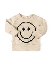 Load image into Gallery viewer, pullover crew - smile on cream