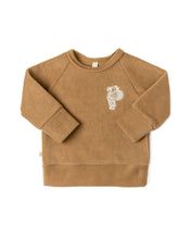 Load image into Gallery viewer, pullover crew - St Nick on khaki