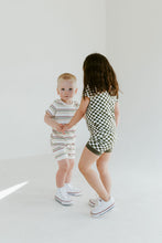 Load image into Gallery viewer, rib knit shorts - painted checkerboard