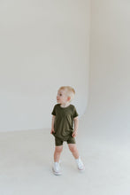 Load image into Gallery viewer, rib knit shorts - fraser fir