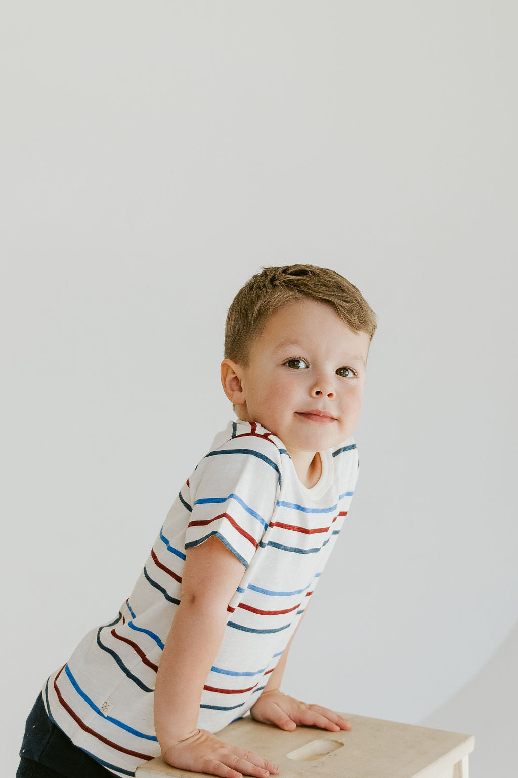 basic tee - americana stripe