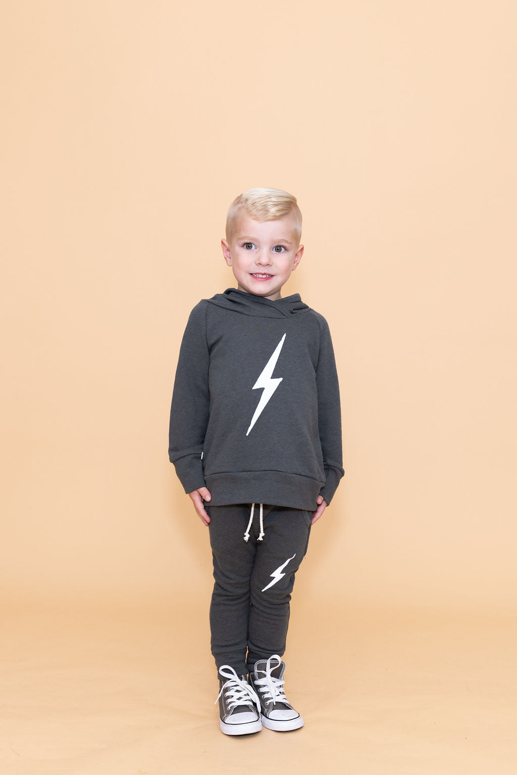 trademark raglan hoodie - lightning on rhino