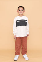 Load image into Gallery viewer, boxy long sleeve tee - duo stripe