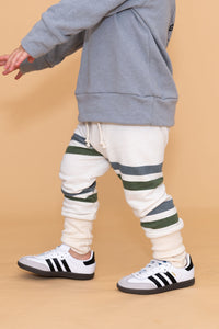 skinny sweats - double stripe