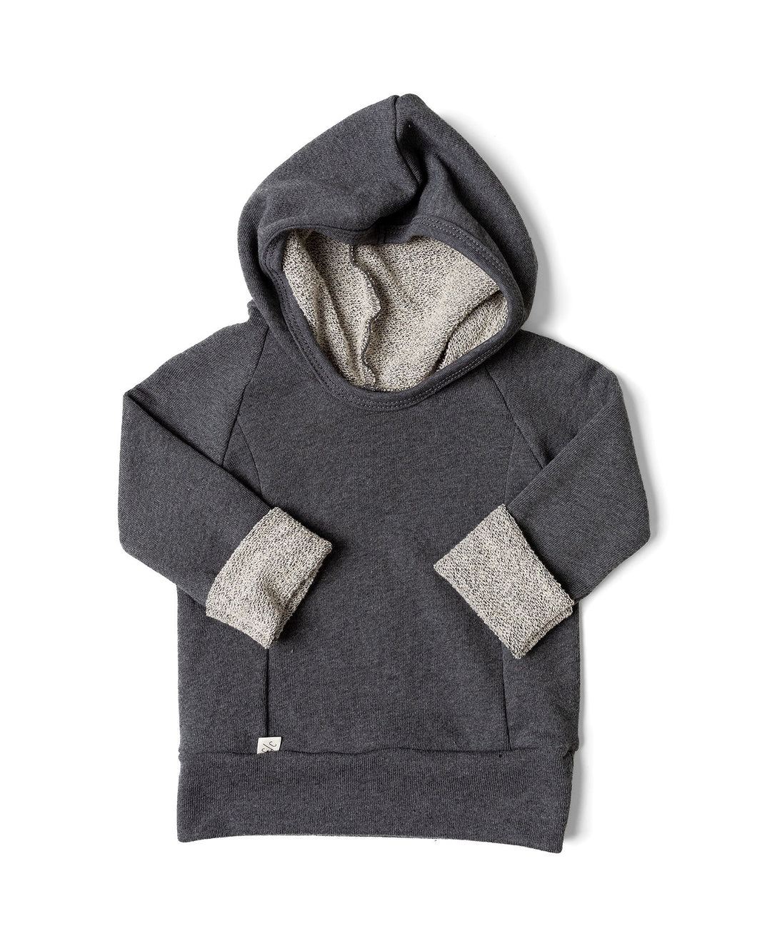 beach hoodie - iron gray