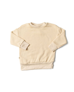 boxy sweatshirt - beige