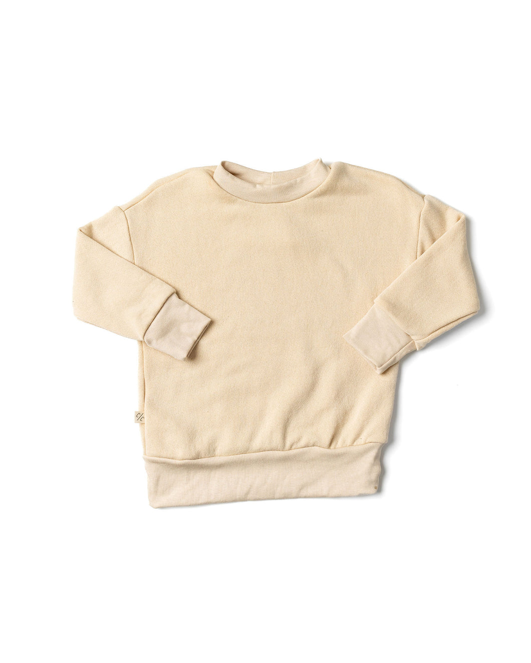 boxy sweatshirt - beige