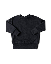 Load image into Gallery viewer, boxy sweatshirt - heather black
