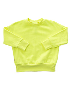 boxy sweatshirt - highlighter