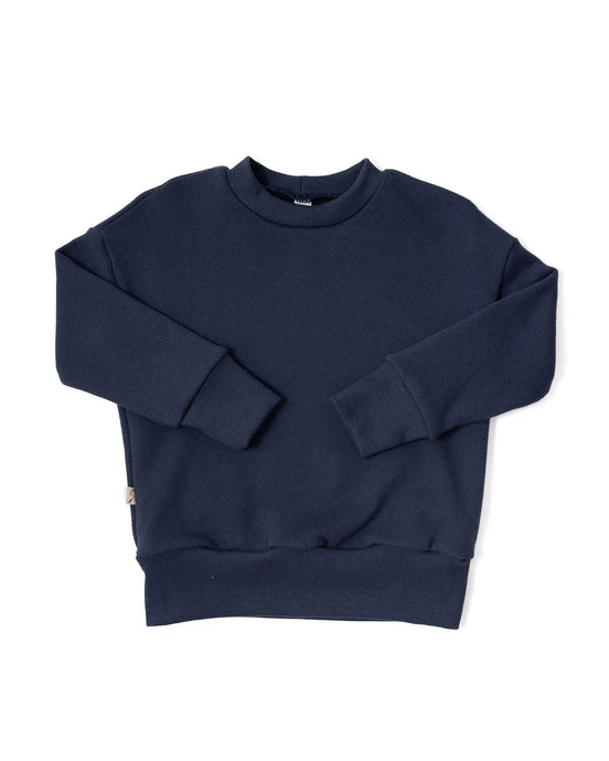 boxy sweatshirt - polo blue