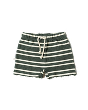 Load image into Gallery viewer, boy shorts - heritage green stripe
