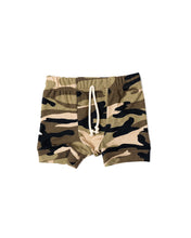 Load image into Gallery viewer, rib knit shorts - camouflage