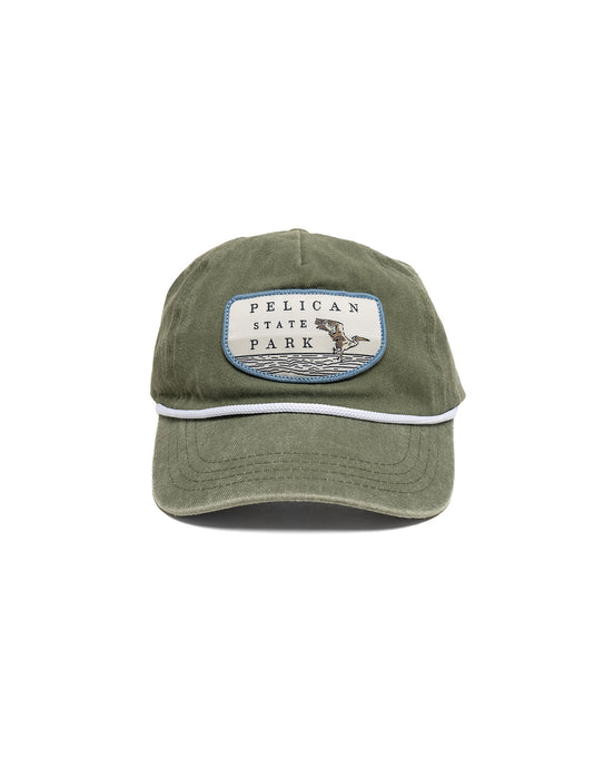 rope hat - pelican - olive