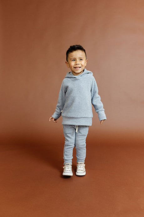 original jogger - ash - polar fleece