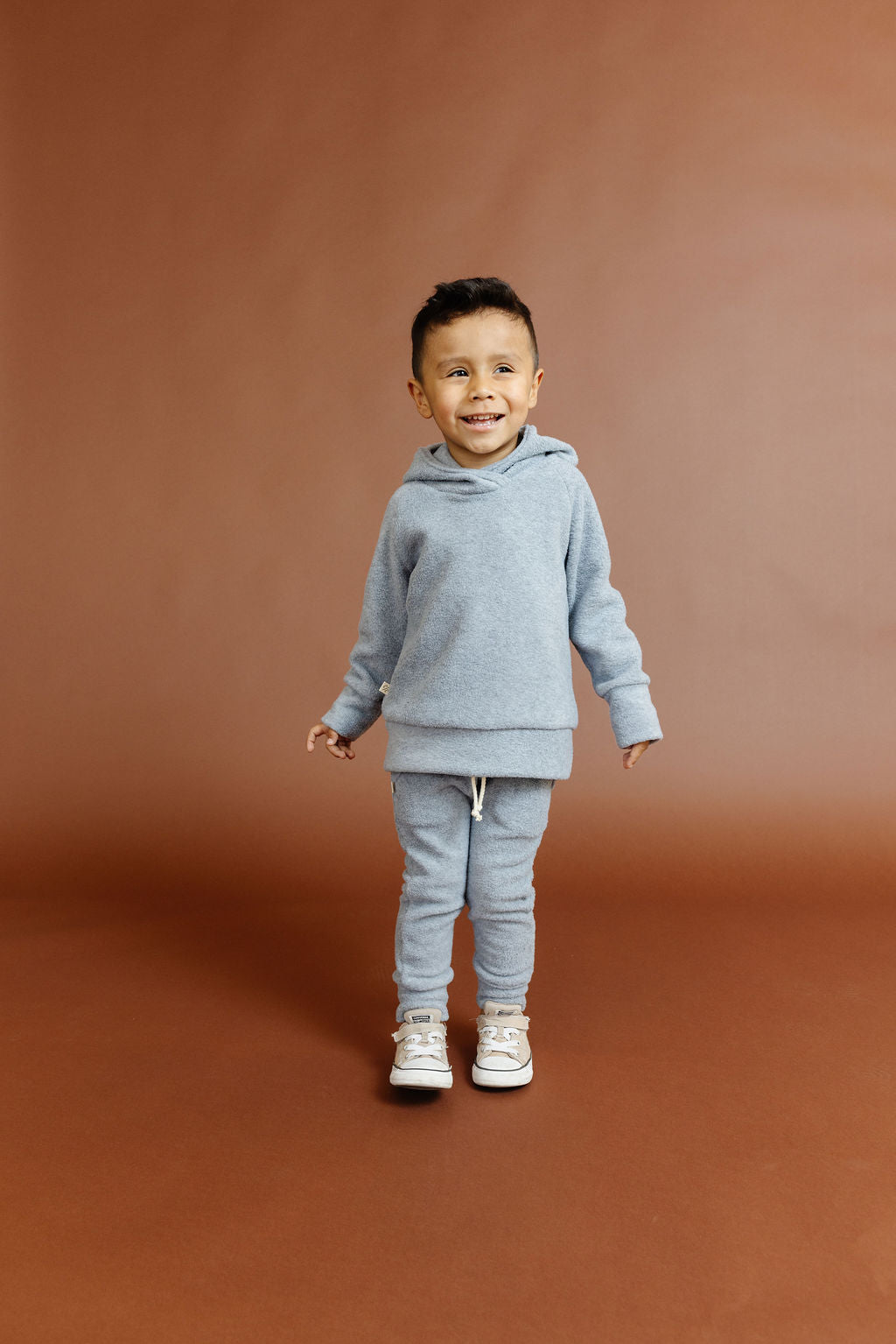 original jogger - ash - polar fleece