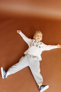 boxy long sleeve tee - club cozy on shell