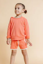 Load image into Gallery viewer, french terry retro short - living coral