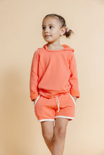 Load image into Gallery viewer, beach hoodie - living coral