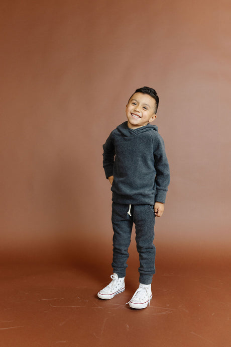 original jogger - granite - polar fleece