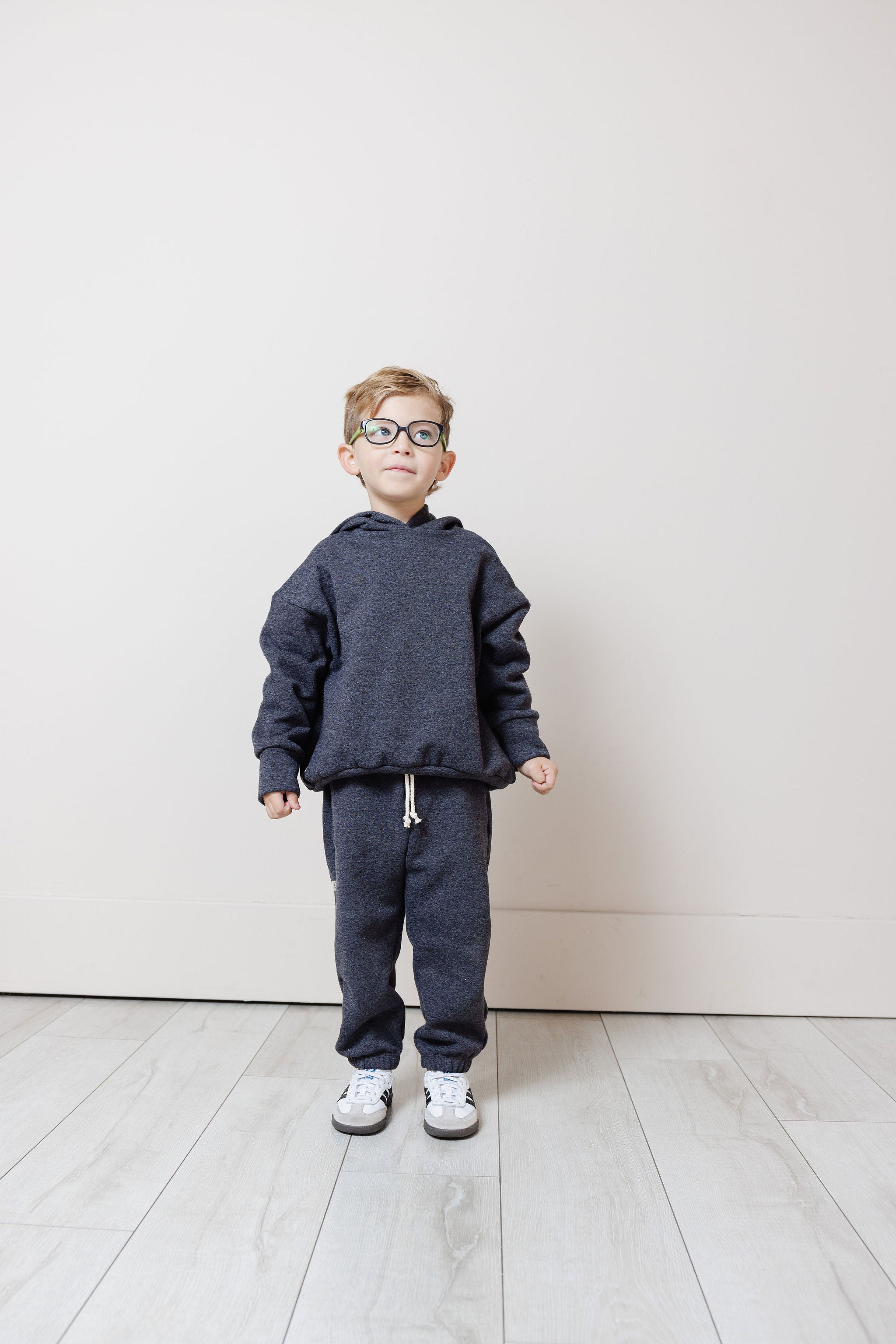 vintage sweatpant - granite - fleece terry