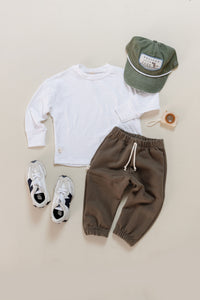 vintage sweatpant - caper - fleece terry