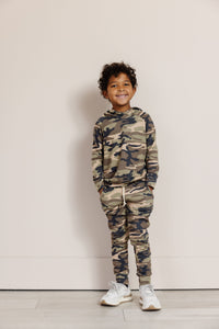 trademark raglan hoodie - camoflauge