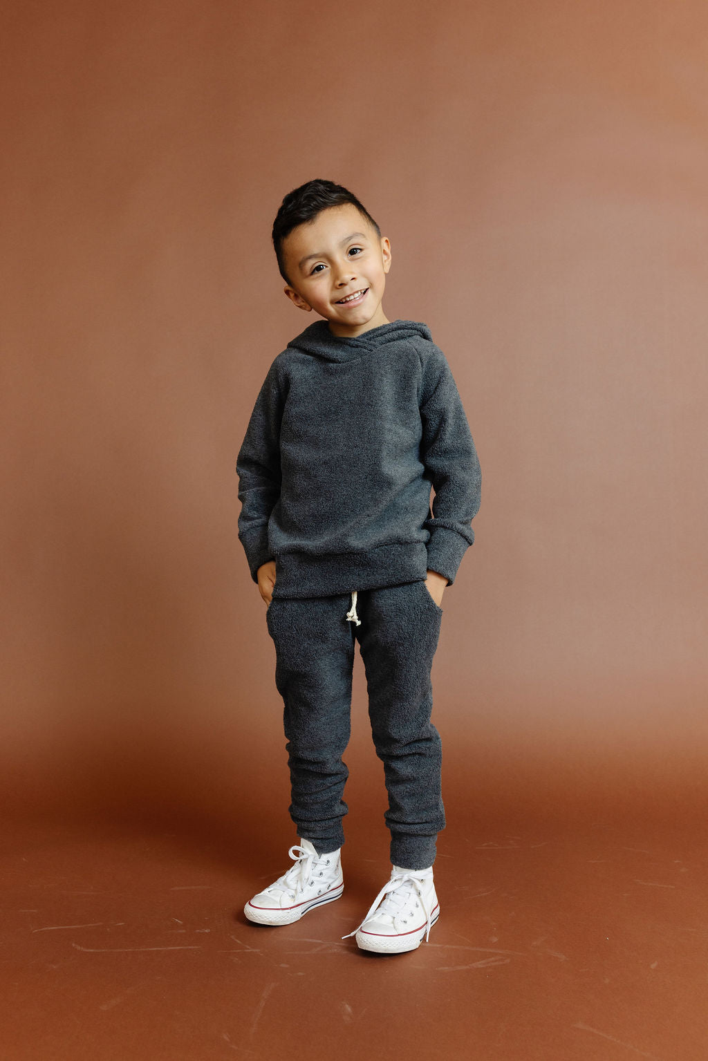 original jogger - granite - polar fleece