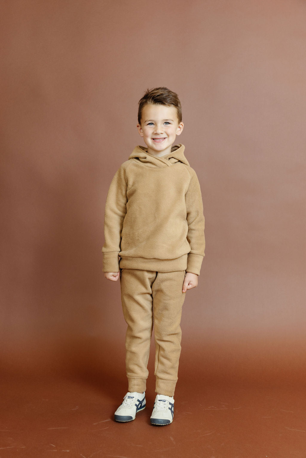 original jogger - khaki - polar fleece