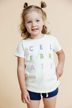 Load image into Gallery viewer, basic tee - celebrate on natural