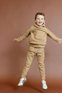 original jogger - khaki - polar fleece