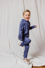 Load image into Gallery viewer, rib knit hoodie set - wavy lines