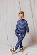 Load image into Gallery viewer, rib knit hoodie set - wavy lines