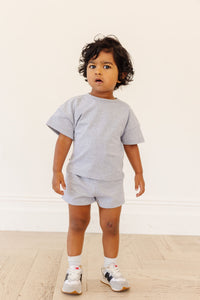 jersey set - heather gray