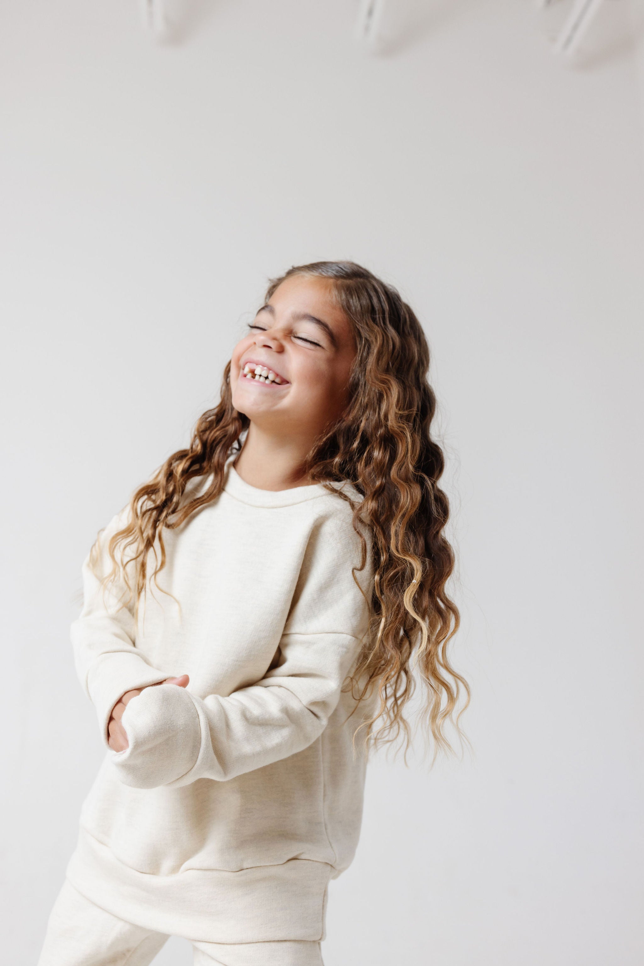 boxy sweatshirt - cream