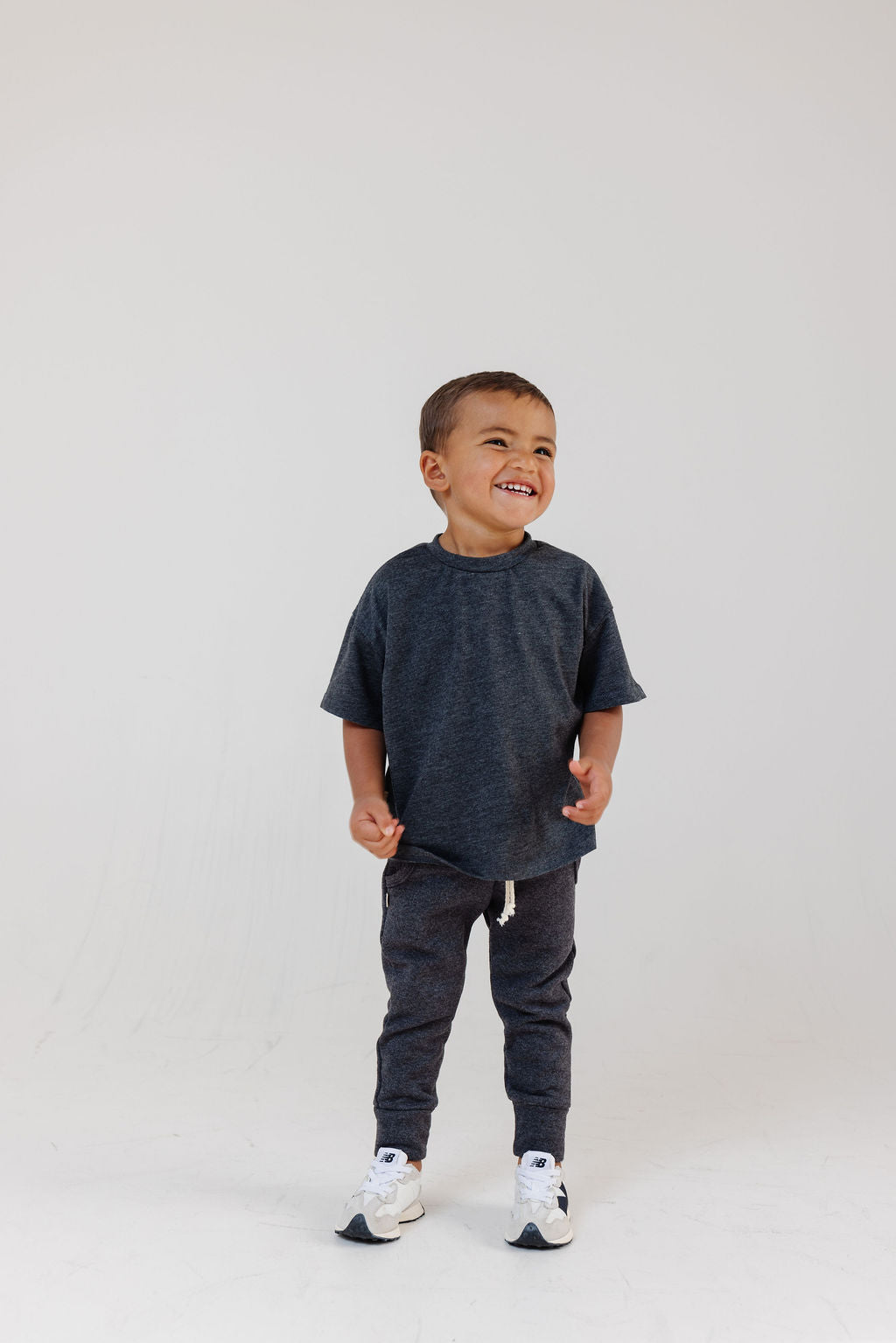 boxy tee - granite