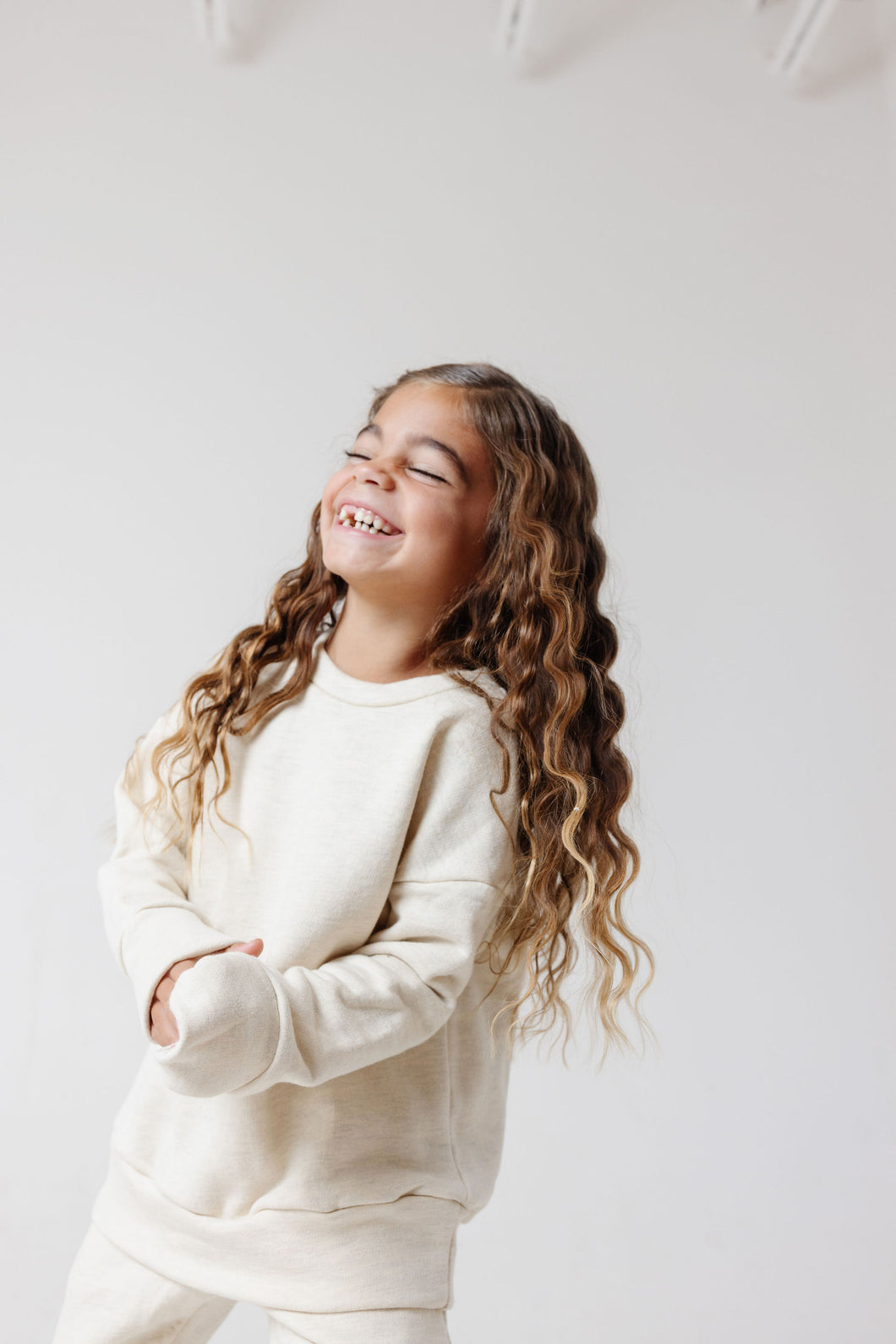 boxy sweatshirt - cream COMING SOON