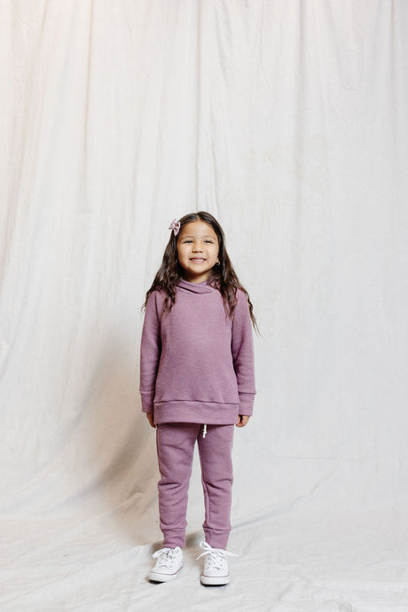 trademark raglan hoodie - ballet mauve
