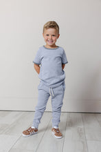 Load image into Gallery viewer, ringer tee - dark heather gray