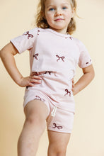 Load image into Gallery viewer, ringer tee  - classic bows