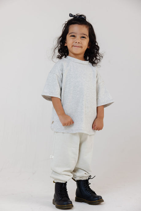 boxy tee - cream
